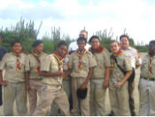 Boy Scout Troup in Aruba